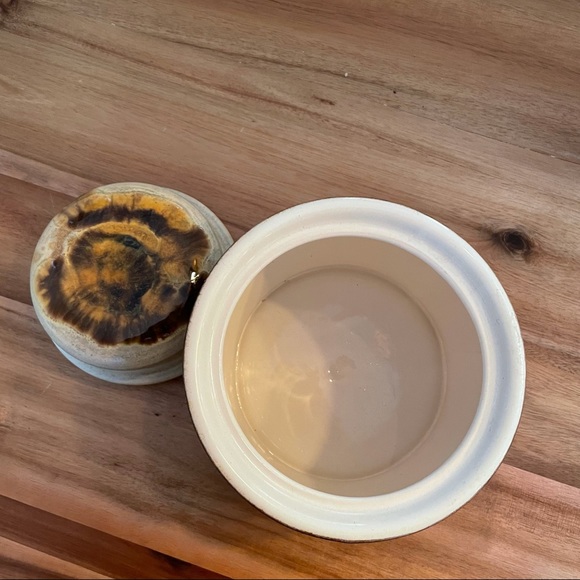 Big Vintage Jar with Lid Made in Canada - Picture 5 of 10